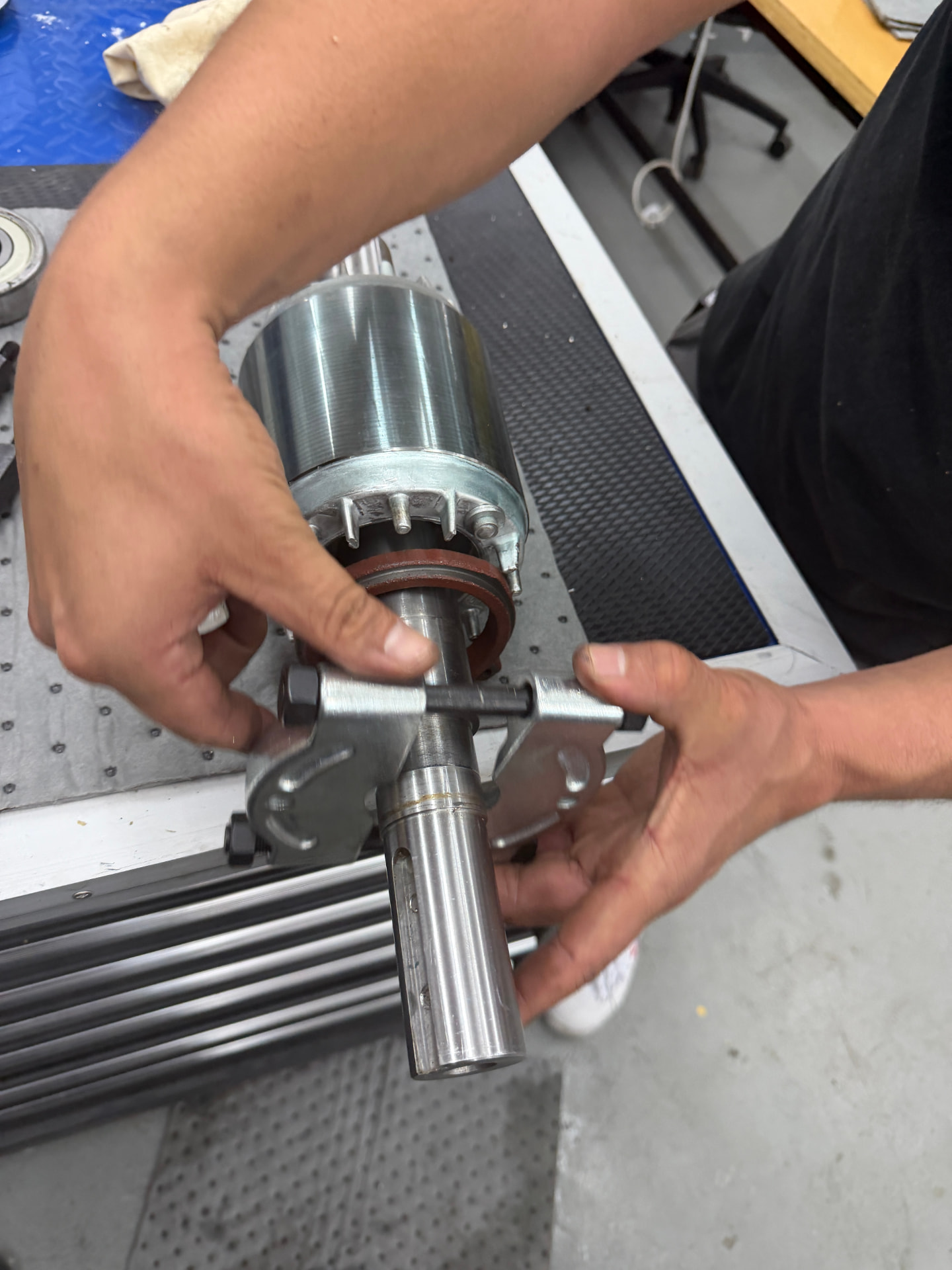 Motor and pump overhaul